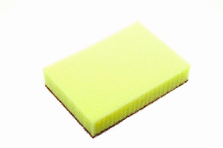 sponge on a white background Photographie de stock - Aubaine LD & Abonnement, Code: 400-04287497