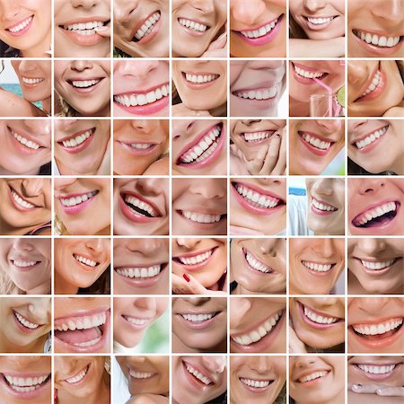 simsearch:400-04287911,k - Smile theme collage composed of different images Photographie de stock - Aubaine LD & Abonnement, Code: 400-04287911