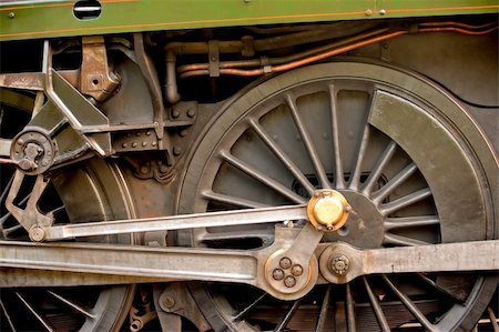 simsearch:400-04792768,k - wheel detail of a vintage steam locomotive Foto de stock - Royalty-Free Super Valor e Assinatura, Número: 400-04288172