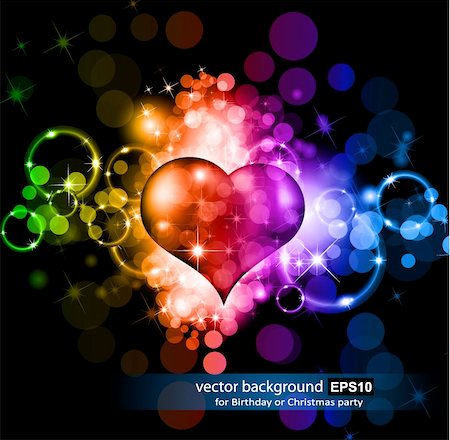 simsearch:400-05368256,k - Abstract Colorful Background For Valentine's day Flyer Stock Photo - Budget Royalty-Free & Subscription, Code: 400-04288362