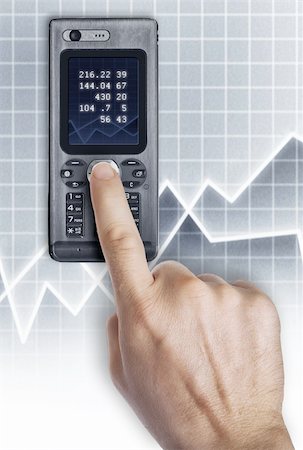 simsearch:400-04511025,k - Close up view of mobile phone dialing up Stock Photo - Budget Royalty-Free & Subscription, Code: 400-04289132