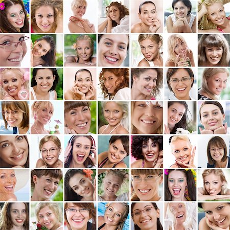 simsearch:400-04287911,k - Smile theme collage composed of different images Photographie de stock - Aubaine LD & Abonnement, Code: 400-04289133