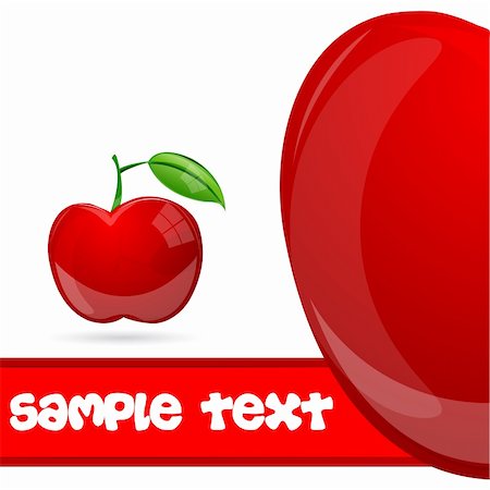 simsearch:400-06699773,k - illustration of an apple Photographie de stock - Aubaine LD & Abonnement, Code: 400-04289902