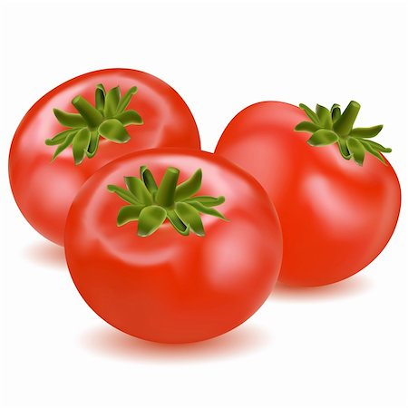 simsearch:400-04342669,k - illustration of tomatoes on white background Stock Photo - Budget Royalty-Free & Subscription, Code: 400-04289964