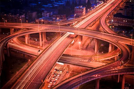 schienenkreuzung - City Scape of the hangzhong china. Stockbilder - Microstock & Abonnement, Bildnummer: 400-04280102