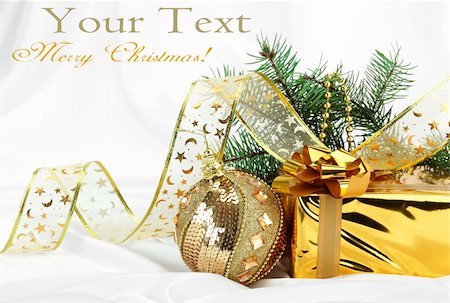 Christmas pictures on a light background Fotografie stock - Microstock e Abbonamento, Codice: 400-04280215