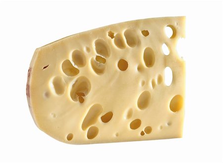 cheese isolated on the white background Stock Photo - Budget Royalty-Free & Subscription, Code: 400-04280571