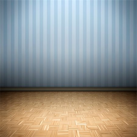 empty light blue room - An image of a nice floor for your content Stock Photo - Budget Royalty-Free & Subscription, Code: 400-04280746