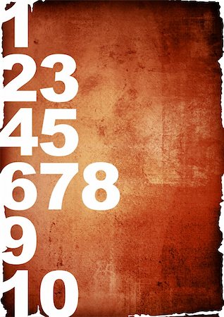 simsearch:400-05680713,k - retro style numbers-background in grunge style Stockbilder - Microstock & Abonnement, Bildnummer: 400-04280756