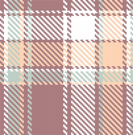 schottenrock - Seamless  textured tartan plaid vector pattern Stockbilder - Microstock & Abonnement, Bildnummer: 400-04281713