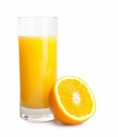 simsearch:400-05911768,k - orange juice isolated on white Photographie de stock - Aubaine LD & Abonnement, Code: 400-04281999