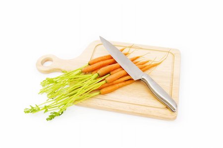 simsearch:400-04243170,k - Fresh carrots isolated on the white Stock Photo - Budget Royalty-Free & Subscription, Code: 400-04283493