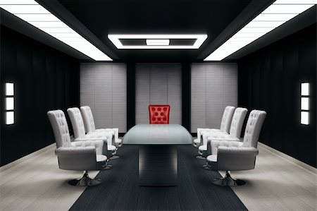 conference room 3d render Stock Photo - Budget Royalty-Free & Subscription, Code: 400-04283649