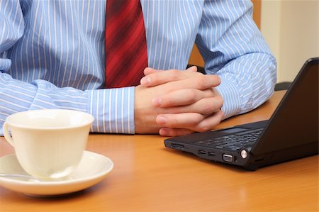 simsearch:400-04782141,k - Businessman at office working at his workplace. Stock Photo - Budget Royalty-Free & Subscription, Code: 400-04283679
