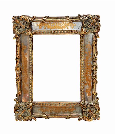 simsearch:400-05705274,k - Antique decorative frame isolated with clipping path included Photographie de stock - Aubaine LD & Abonnement, Code: 400-04283748