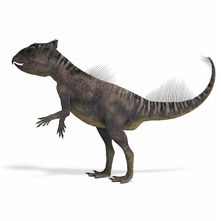simsearch:400-04818670,k - Dinosaur Archaeoceratops. 3D rendering with clipping path and shadow over white Foto de stock - Royalty-Free Super Valor e Assinatura, Número: 400-04294119