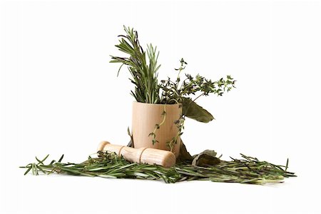 simsearch:400-04348087,k - Preparing herbs in a mortar and pestle. Stock Photo - Budget Royalty-Free & Subscription, Code: 400-04294180
