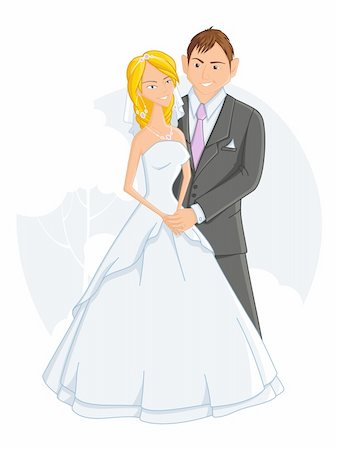 simsearch:400-06454333,k - wedding, vector illustration Stock Photo - Budget Royalty-Free & Subscription, Code: 400-04296292