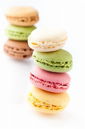 pink macaroon - Macaroons. Delicate and delicious macaroons in pastel colors. Stock Photo - Budget Royalty-Free & Subscription, Code: 400-04296408