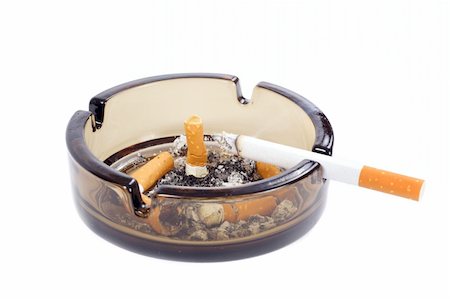 simsearch:400-04106024,k - A flithy glass ash-tray photo on the white background Stock Photo - Budget Royalty-Free & Subscription, Code: 400-04297905