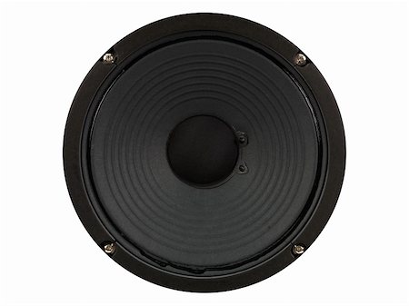 simsearch:400-03961646,k - A modern black amplifier audio speaker image Photographie de stock - Aubaine LD & Abonnement, Code: 400-04298138