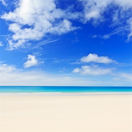 simsearch:400-04334311,k - Tropical white sandy beach at sunny day. Stockbilder - Microstock & Abonnement, Bildnummer: 400-04298130
