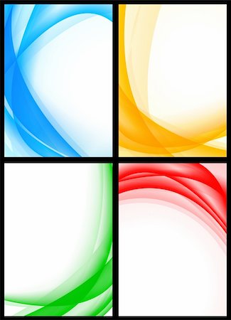 simsearch:400-04299107,k - Abstract multicolored waves on white backgrounds. Vector illustration eps 10 Foto de stock - Super Valor sin royalties y Suscripción, Código: 400-04299110