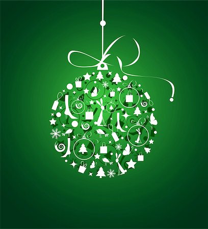 Christmas ball for your design Stock Photo - Budget Royalty-Free & Subscription, Code: 400-04299625