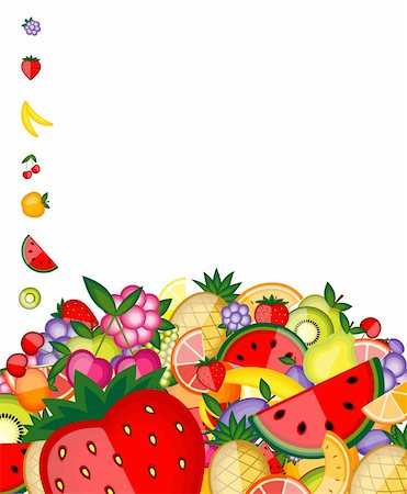 Energy fruit background for your design Stock Photo - Budget Royalty-Free & Subscription, Code: 400-04299701
