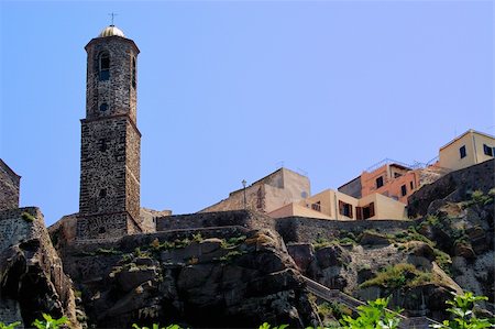 Castelsardo catheral is one of the most important in the north of sardinia, Italy. Stock Photo - Budget Royalty-Free & Subscription, Code: 400-04290514