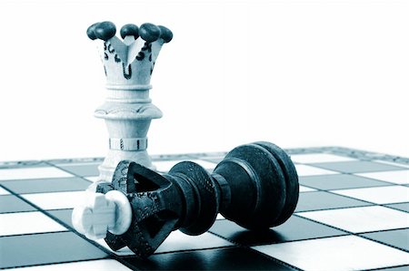 simsearch:400-04775983,k - chess pieces showing concept for strategy success and battle in business Stock Photo - Budget Royalty-Free & Subscription, Code: 400-04290533