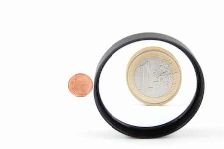 simsearch:400-04366290,k - Some coins isolated on a white background. Photographie de stock - Aubaine LD & Abonnement, Code: 400-04290639