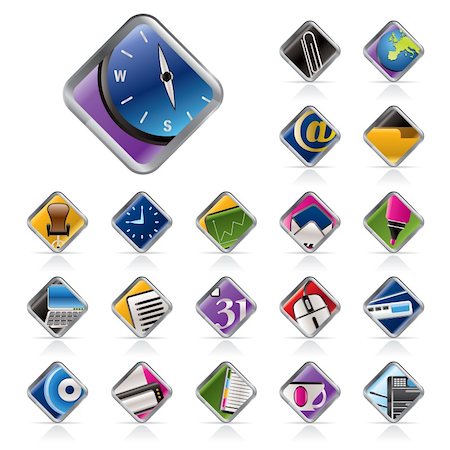 simsearch:400-08041191,k - Business and Office tools icons vector icon set 2 Stock Photo - Budget Royalty-Free & Subscription, Code: 400-04293537