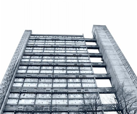 simsearch:400-04323461,k - The Baffron Tower in London, England, UK - high dynamic range HDR - black and white Stock Photo - Budget Royalty-Free & Subscription, Code: 400-04293828