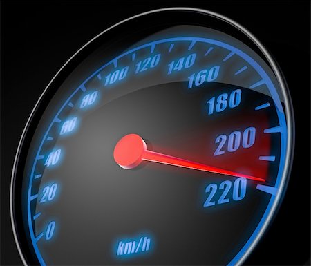 fast car close up - 3d illustartion of abstract car speedometer Stock Photo - Budget Royalty-Free & Subscription, Code: 400-04304523