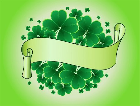 simsearch:400-07303639,k - clover background for the St. Patrick's Day Photographie de stock - Aubaine LD & Abonnement, Code: 400-04304799