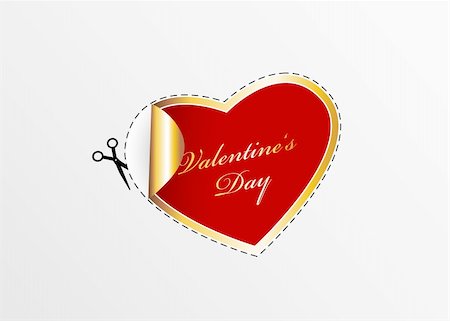 simsearch:400-06069401,k - Red valentine heart. Photographie de stock - Aubaine LD & Abonnement, Code: 400-04305006