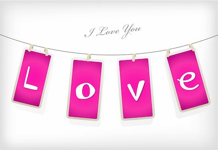 simsearch:400-04079766,k - Valentine hanging labels. Stock Photo - Budget Royalty-Free & Subscription, Code: 400-04305086