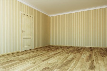 simsearch:400-08968002,k - 3d rendering the empty room with door Fotografie stock - Microstock e Abbonamento, Codice: 400-04305445