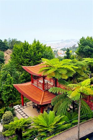 funchal - Monte Palace Tropical Garden - Monte, Madeira Foto de stock - Super Valor sin royalties y Suscripción, Código: 400-04306179