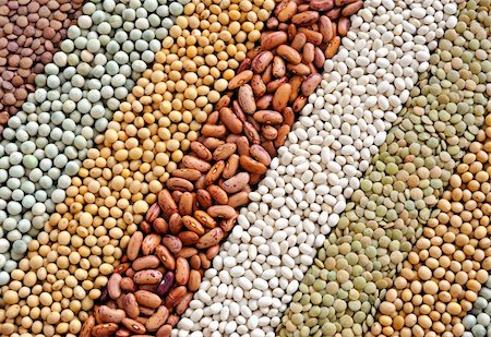 simsearch:400-06098966,k - Mixture of dried lentils, peas, soybeans, beans  - background Stockbilder - Microstock & Abonnement, Bildnummer: 400-04306369