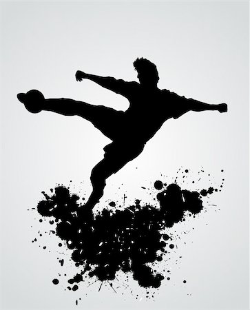 simsearch:400-04809582,k - soccer player vector Stock Photo - Budget Royalty-Free & Subscription, Code: 400-04307070