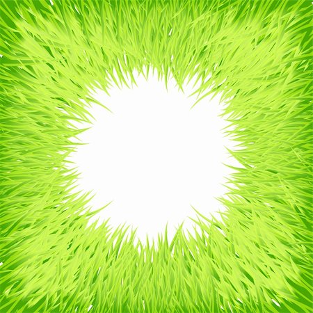 simsearch:400-05132684,k - Round green grass background with place for your text. Stockbilder - Microstock & Abonnement, Bildnummer: 400-04307096