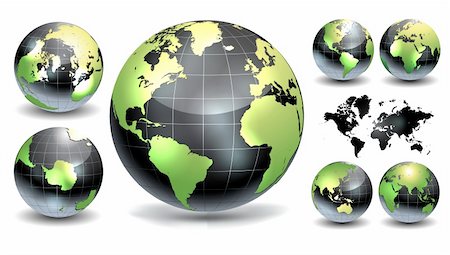 simsearch:400-05189002,k - Globe of the World Photographie de stock - Aubaine LD & Abonnement, Code: 400-04307136