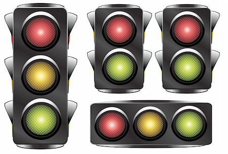 simsearch:700-08743685,k - traffic light Stock Photo - Budget Royalty-Free & Subscription, Code: 400-04307481