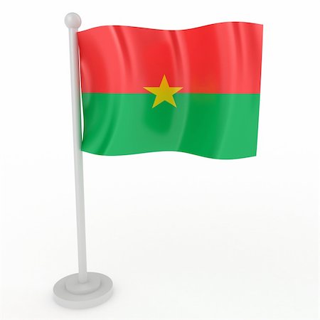 simsearch:400-04796084,k - Illustration of a flag of Burkina Faso on a white background Foto de stock - Royalty-Free Super Valor e Assinatura, Número: 400-04308253
