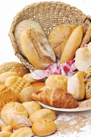 simsearch:400-04497847,k - fresh healthy natural  bread food group in studio on table Stockbilder - Microstock & Abonnement, Bildnummer: 400-04308366