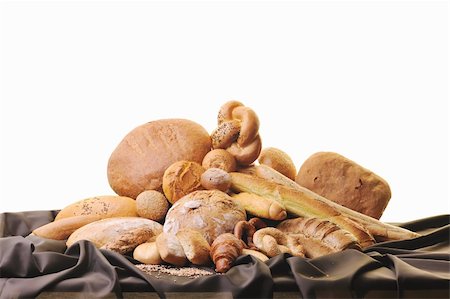 simsearch:400-07716727,k - fresh healthy natural  bread food group in studio on table Foto de stock - Super Valor sin royalties y Suscripción, Código: 400-04308369