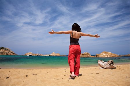 simsearch:851-02963102,k - Pregonda beach at Menorca island in Spain Stock Photo - Budget Royalty-Free & Subscription, Code: 400-04309481