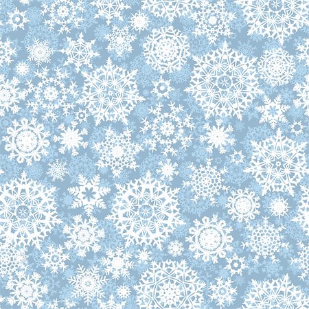 paper vector blue - Seamless snow flakes vector pattern. EPS 8 vector file included Stock Photo - Budget Royalty-Free & Subscription, Code: 400-04309859